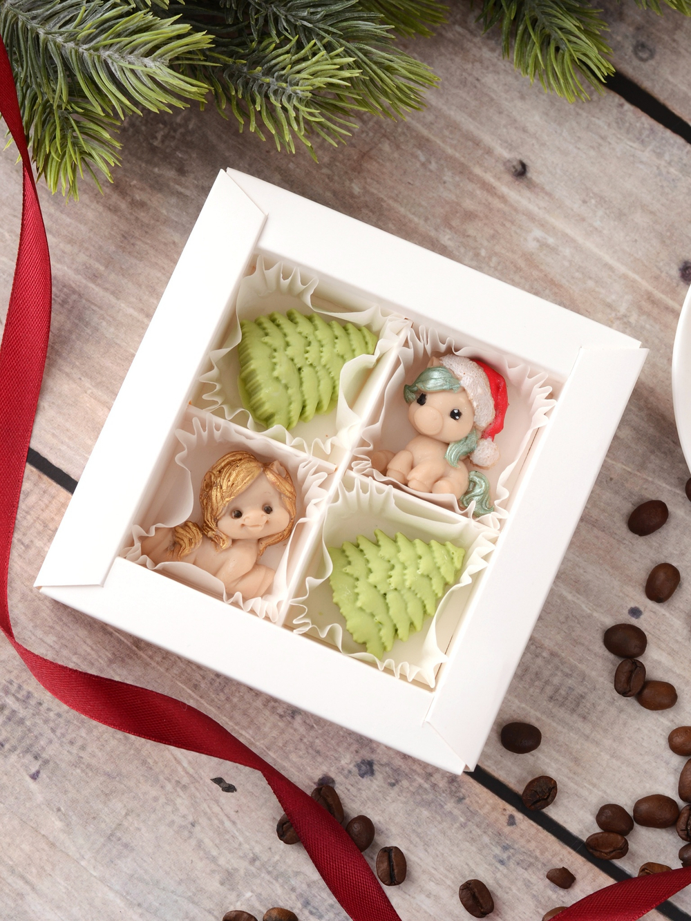 Мини-набор шоколада "Новогодний" с лошадками #2