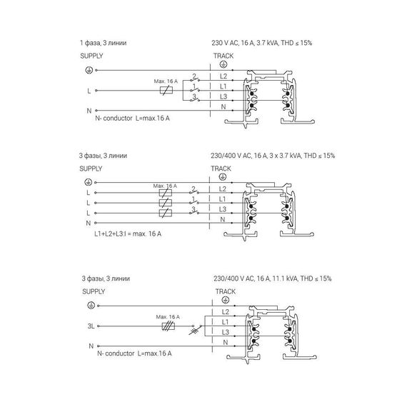 Шинопровод встраиваемый Nowodvorski Ctls Track 8695