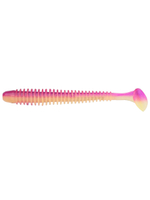 Приманка силиконовая Keitech Swing Impact 4.5" #417 Gold Flash Minnow, 3 упаковки по 6 штук
