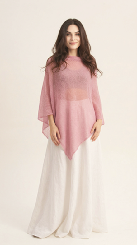 Накидка женская Т027-15 розовая