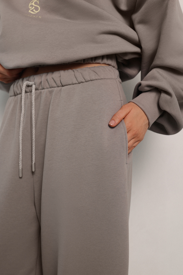 Брюки спорт серые