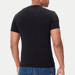 Мужская футболка черная Emporio Armani EM000379_AF14133