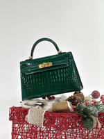 Сумка Hermes из кожи крокодила 20 см, арт. 470580031