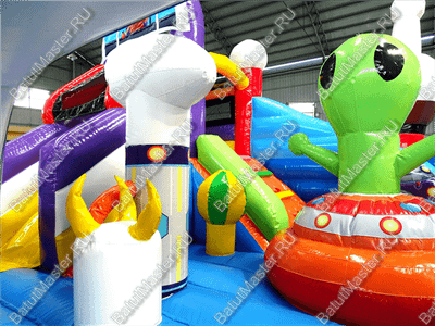 Коммерческий надувной батут "Инопланетяне"