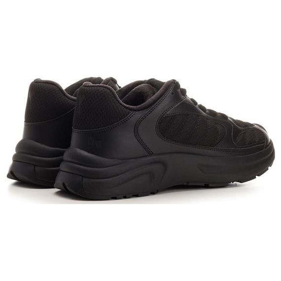 Amiparis Round Toe Lace-Up Low Top 'Black'