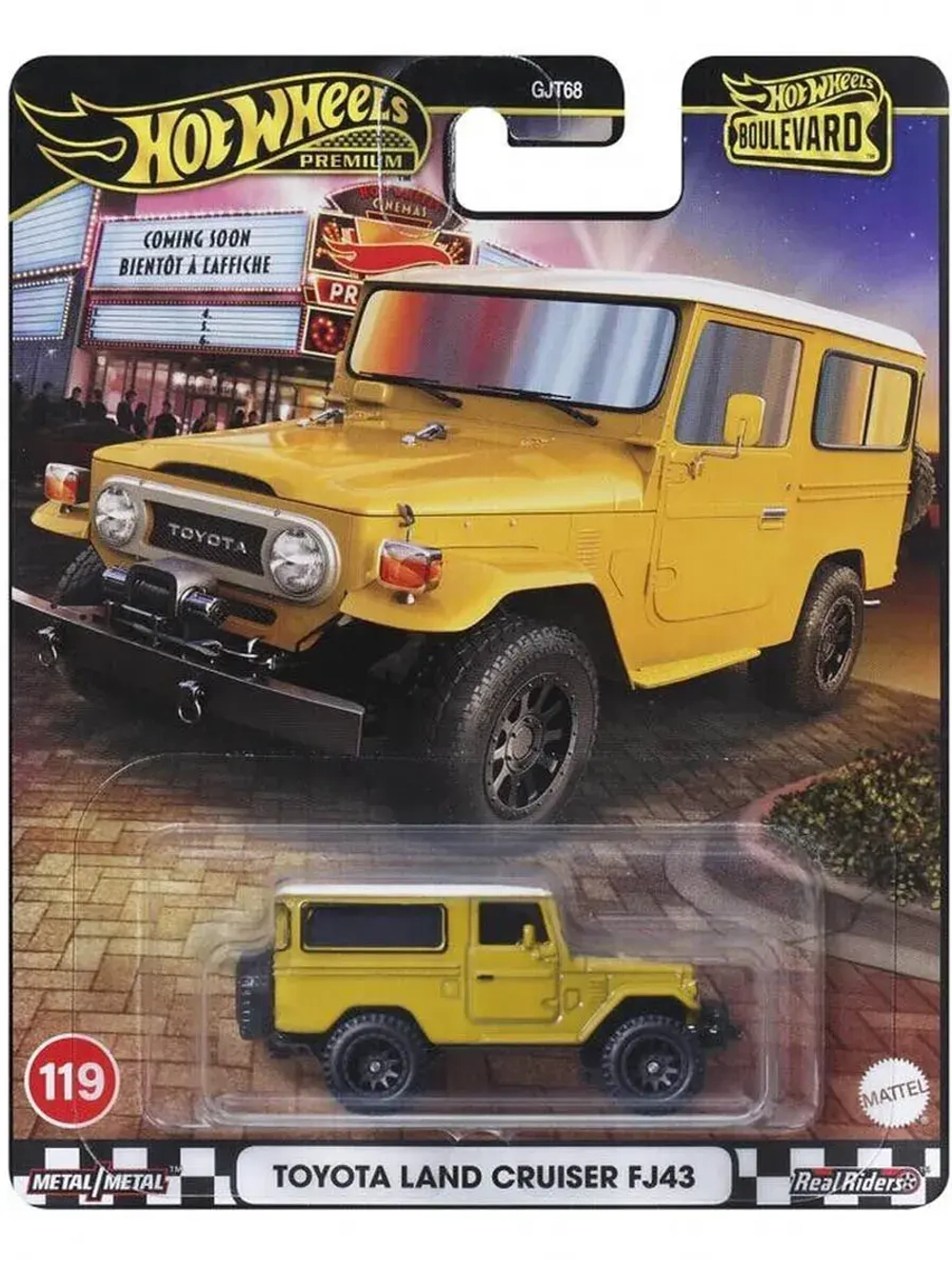 Машинка Хот Вилс Премиум Toyota Land Cruiser GJT68 JBL25