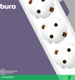 Сетевой фильтр Buro 600SH-16-1.8-W белый