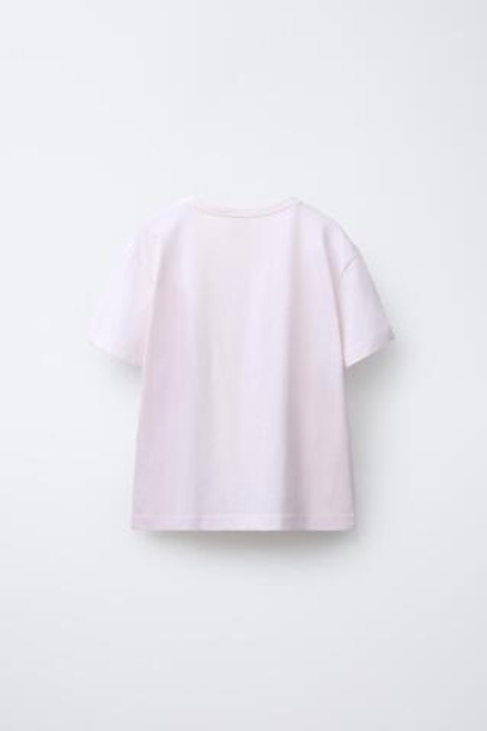 ZARA НАБОР ИЗ ТРЕХ ОДНОТОННЫХ ФУТБОЛОК С КОРОТКИМ РУКАВОМ, РАЗНОЦВЕТНЫЙ