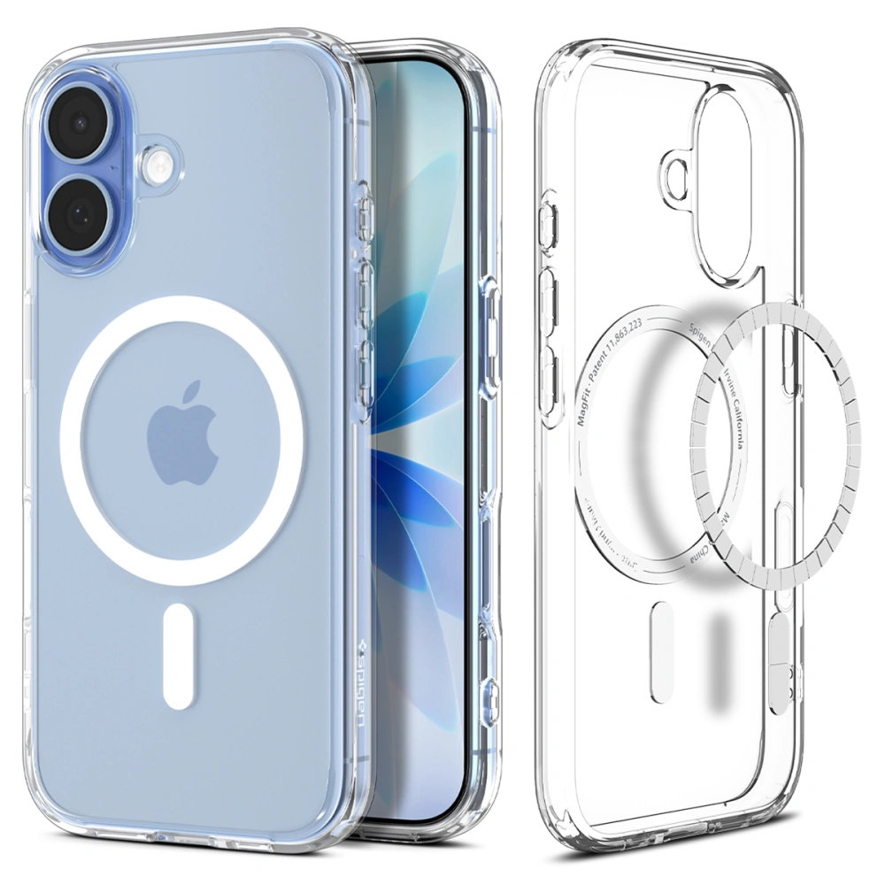 Чехол Spigen Ultra Hybrid Magsafe для iPhone 17 прозрачный/белый