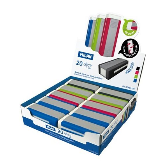 Pozan \  Ластик \BOX 20 OFFICE ONE ERASERS