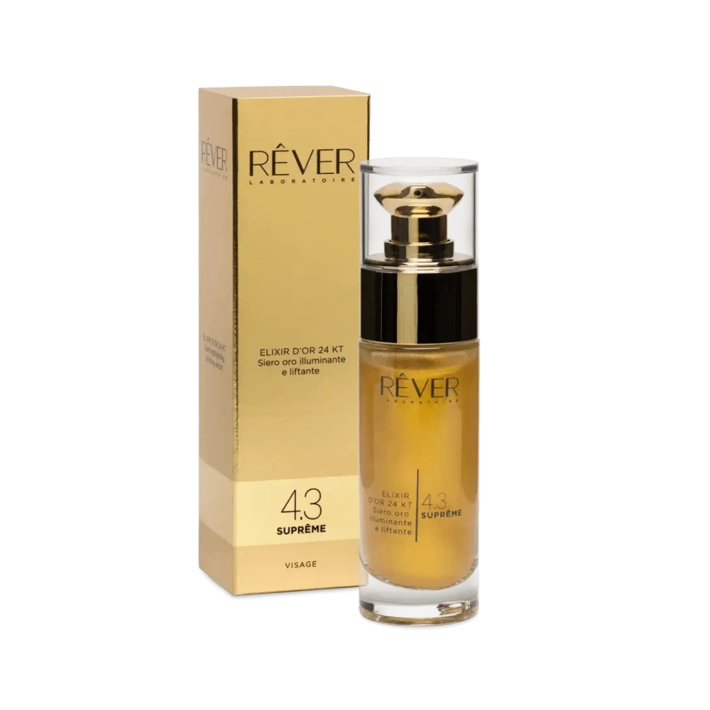Rever Омолаживающая лифтинг-сыворотка с эффектом сияния-ELIXIR D'OR 24 KT Siero oro illiminante, 30 мл