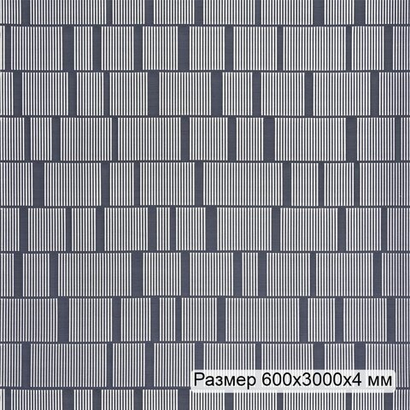 HIWOOD. Панель DM626 (600х3000х4мм) цвет BU7. Полимер, композит