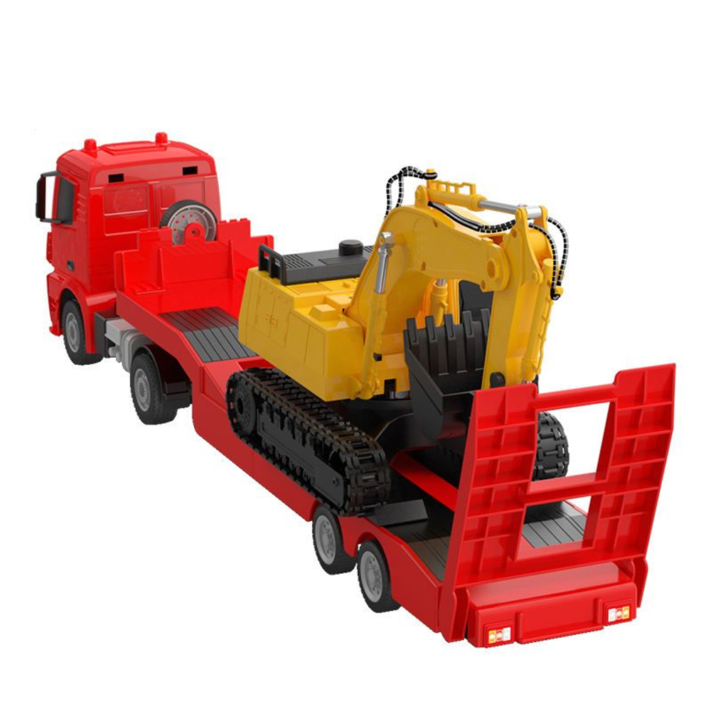 Радиоуправляемый трейлер с экскаватором Double E - E663-003