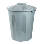 Бак универсальный VERDE FENIX круглый 40л. цвет серый