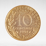 France, 10 Centimes 1998, VF