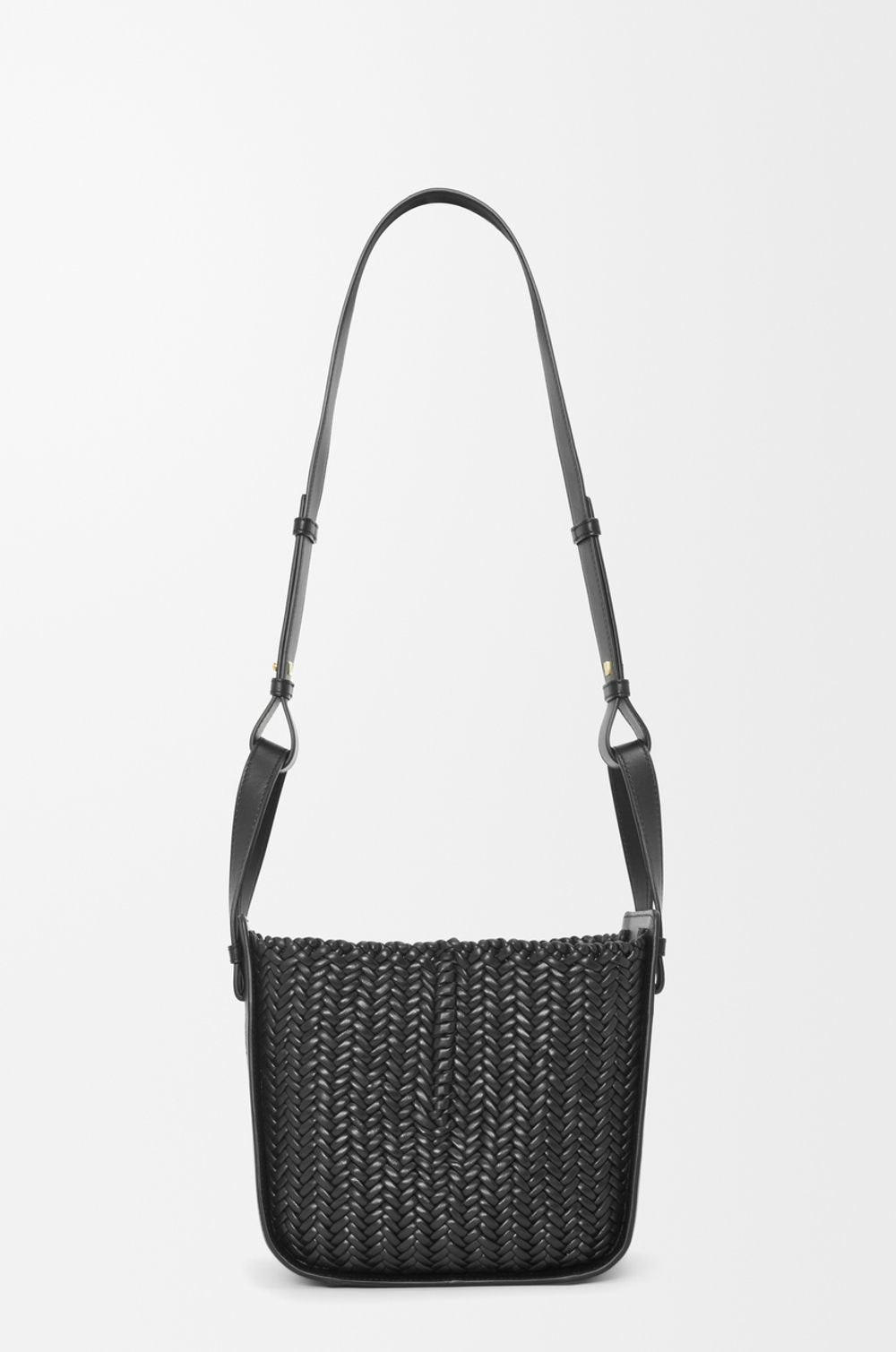 Loewe Компактная сумка Hammock из телячьей кожи, черный