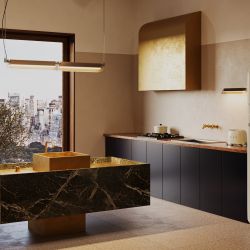 Люстра подвесная светодиодная Maytoni Flat MOD296PL-L20BC3K