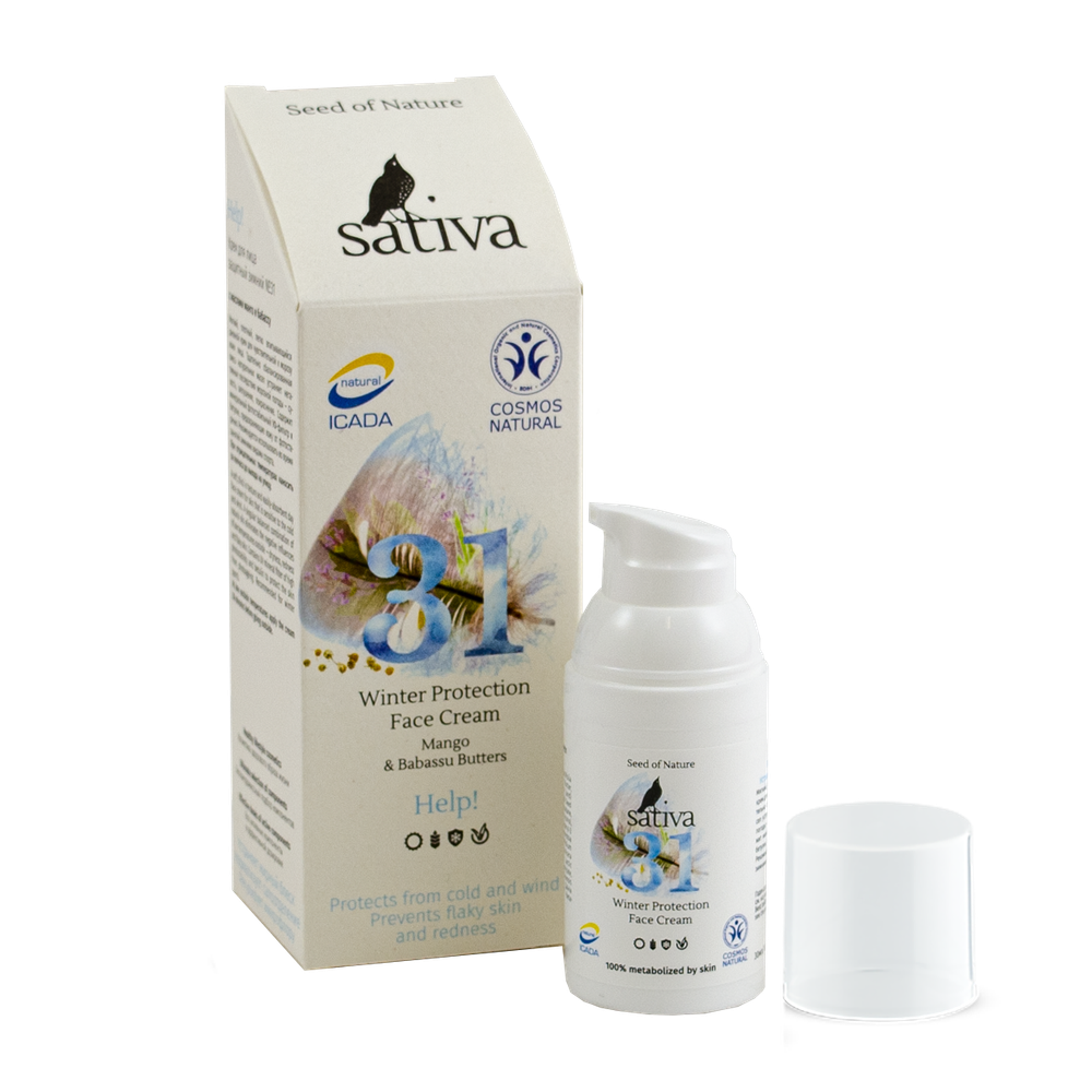 Крем для лица Sativa №31 защитный зимний (30мл)