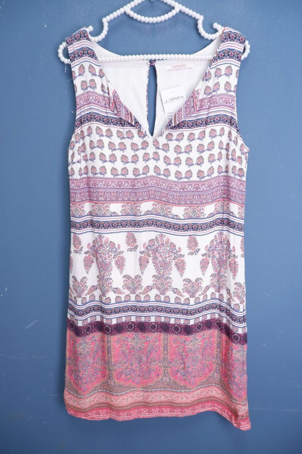 Платье Camaieu с принтом 44 размер