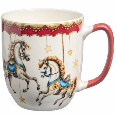 Кружка 355мл Карусель, 260-1057