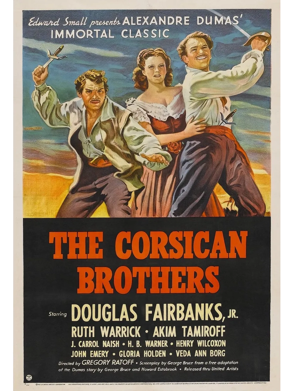 Корсиканские братья (1941) (DVD-R)