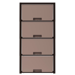 КОМОД КОЛОРИТ ВЕНГЕ 4-Х СЕКЦИОН. АРТ.М7836