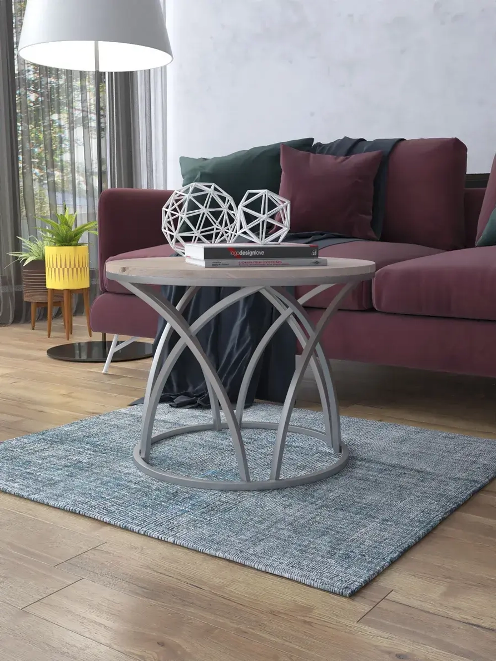 Журнальный стол Тюльпан - СД - МДФ в ПВХ