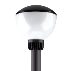 Садово-парковый светильник ЭРА «Аква 1303» НТУ 01-75-002 напольный черный IP54 Е27 max75Вт h850mm | Садово-парковые светильники