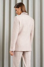 1851 Жакет женский (бежевый меланж)