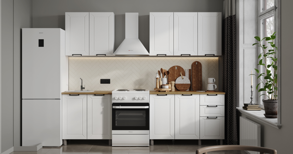 Кухня РИВЬЕРА готовое решение 2м