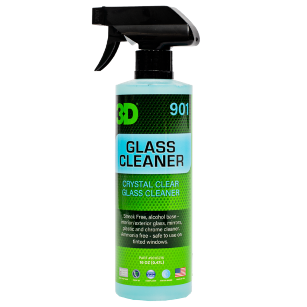 3D  Glass Cleaner 16 oz 0.48л (Очиститель на спиртовой основе для стекол  чистящее средство)