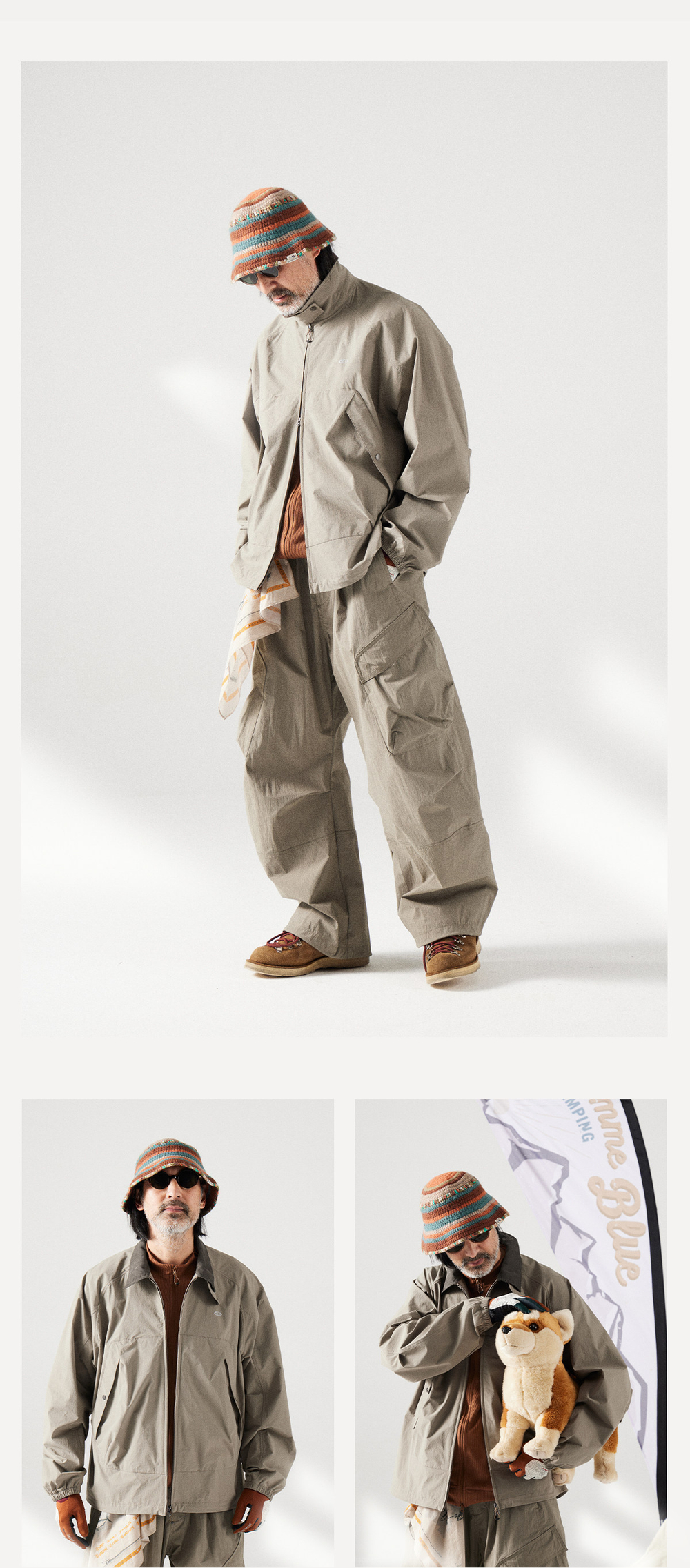 Куртка Nothomme BlueMonte Retro Workwear бежевый