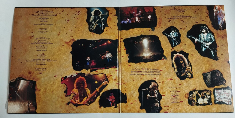 Винтажная виниловая пластинка LP Black Sabbath Live Evil (Japan 1983) (No Obi)