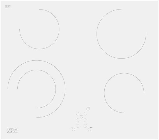 Электрическая варочная панель Krona DOLCE 60 WH
