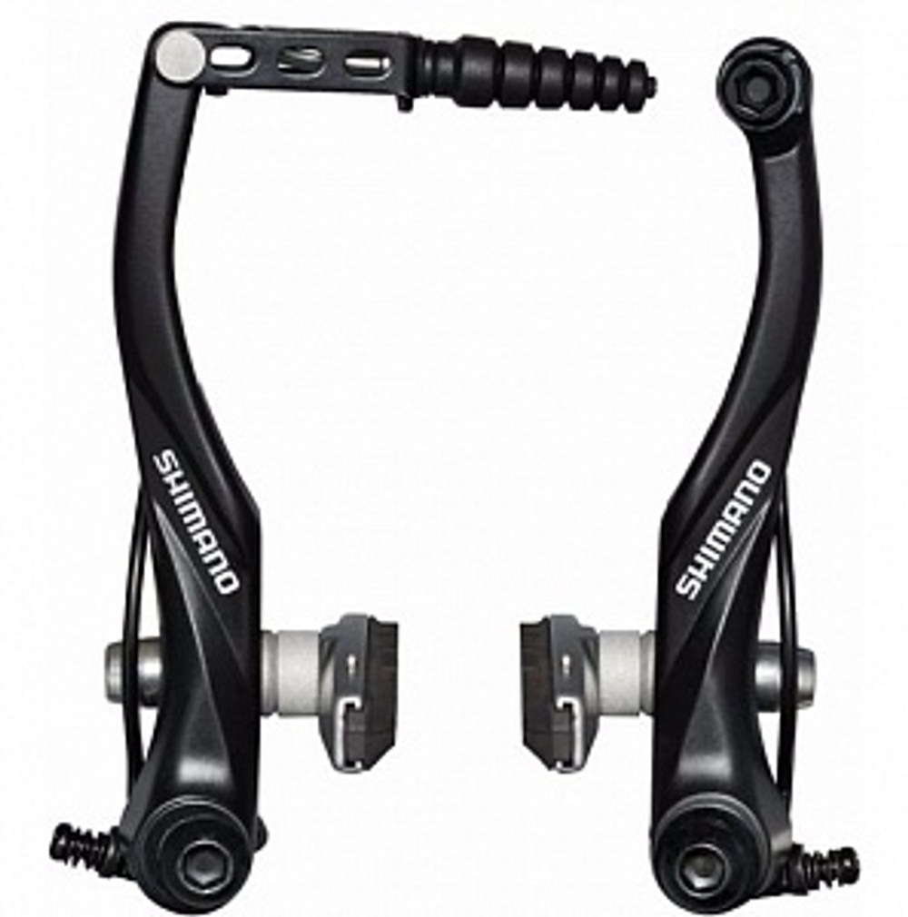 Тормоз v-br Shimano Alivio, T4000, черн, задн, колодки M65T3, б/уп.