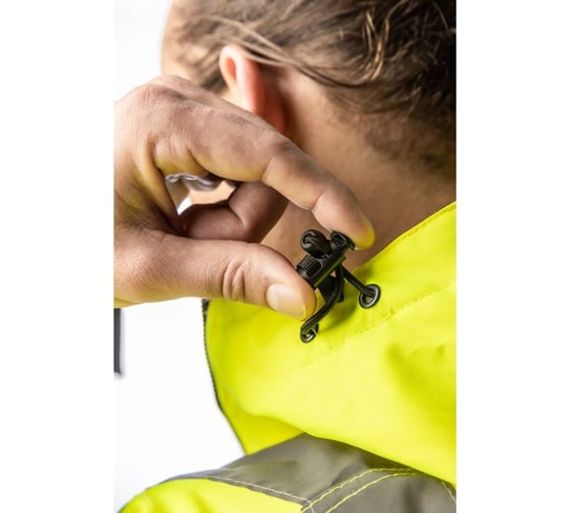 Куртка-парка сигнальная утепленная желтая LEDA Högert, арт. HT5K330