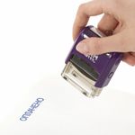 Штамп стандартный "ОПЛАЧЕНО", оттиск 38х14 мм синий, GRM 4911 Р3, 110491150