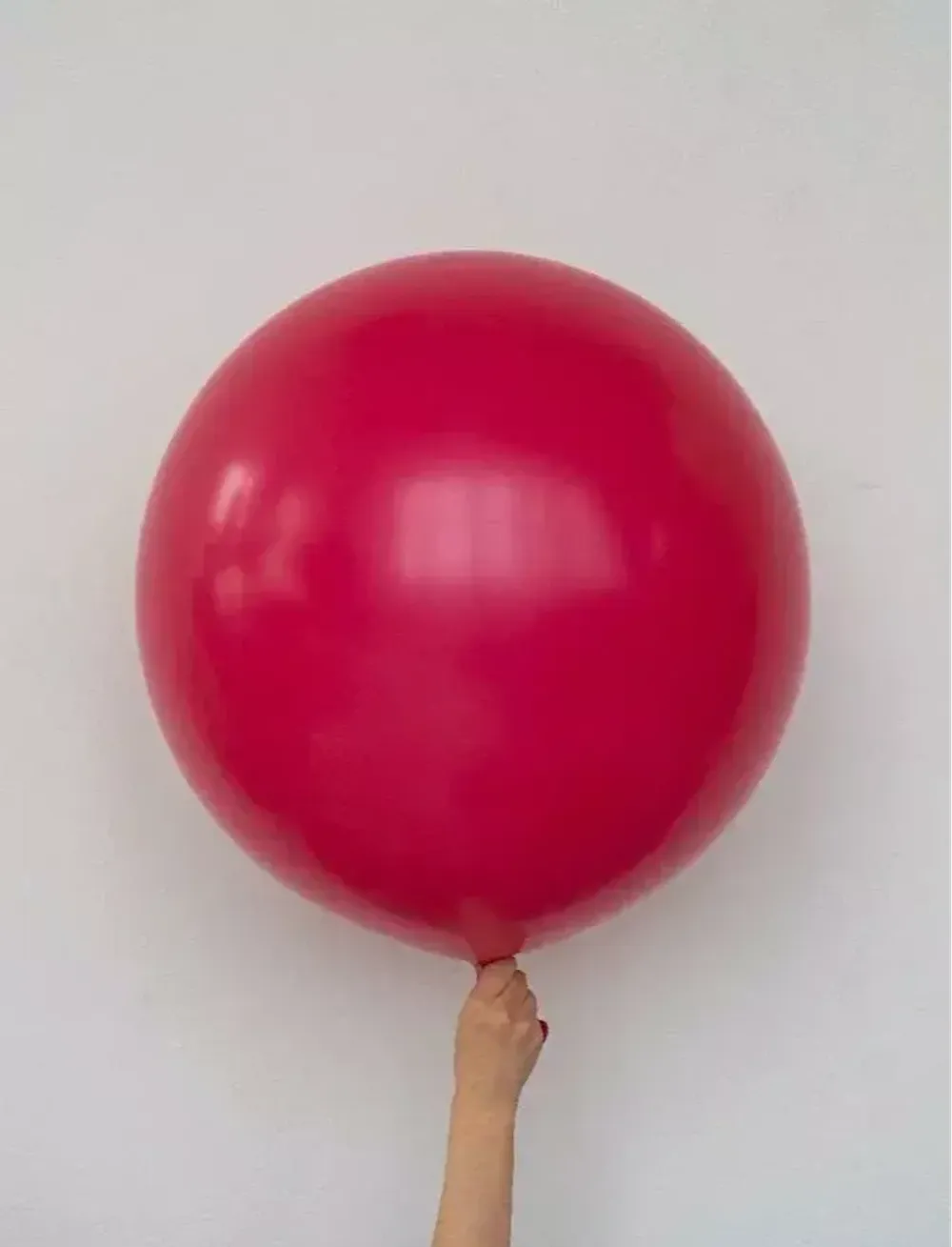 S шар гигант 24"/60 см пастель (014) ягодный малиновый (БГ-90) 