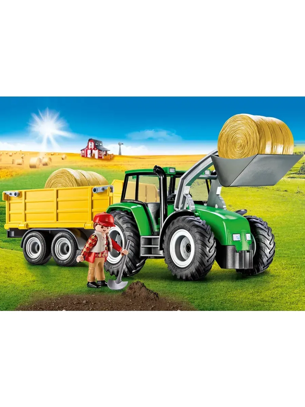 Набор Трактор с прицепом Playmobil 9317