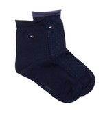 Носки 2 пары SHORT DROPPED ROLL TOP Tommy Hilfiger - темно-синий(701224911)