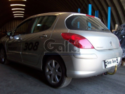 Фаркоп оцинкованный Galia C038C для Citroen C4 2004-2010, 2010-, Peugeot 307 2001-2007, Peugeot 308 2007-2012(паспорт и сертификат в комплекте)(без электрики)