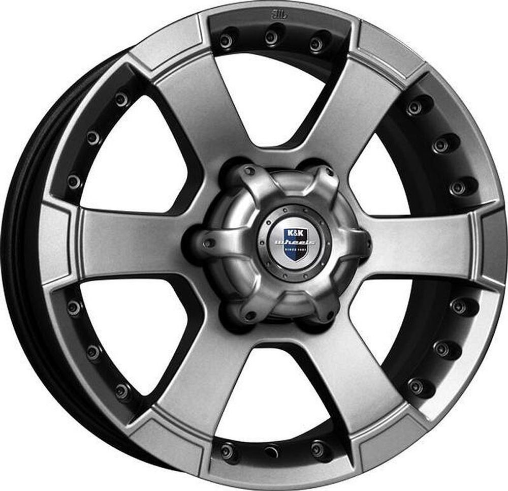 K&amp;K KC593 7x16 6x139.7 ET 38 Dia 92.5 (дарк платинум)