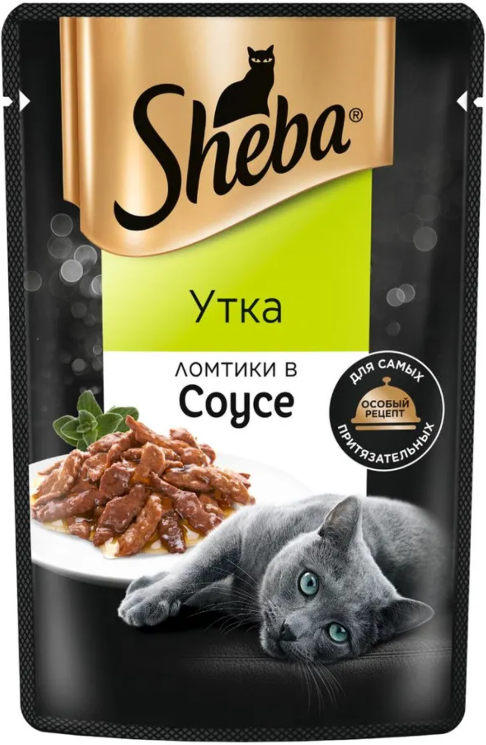 Sheba Pleasure Утка ломтики в соусе 75г.*28шт.