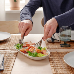IKEA GODMIDDAG  (ИКЕА ГОДМИДДАГ)  -  Блюдо, белое, 27x14 см