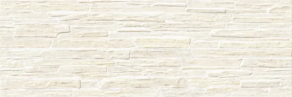 Настенная плитка ALMA Ceramica TWA11ROK014 Rocko 60x20 бежевая глянцевая рельефная под бетон / цемент