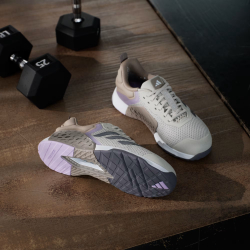Кроссовки женские Adidas Dropset 3 (Серо-Коричневые)
