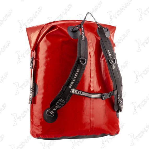 Герморюкзак 80 л (ПВХ, красный/черный) (HS-GR-80-RB) Helios
