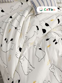 Пододеяльник Milky Garden "Кошки" 2-сп 175х215 см