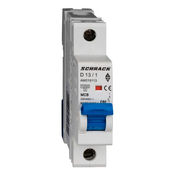 Автоматический выключатель Schrack Technik 1P D 13A 10kA Amparo AM019113--