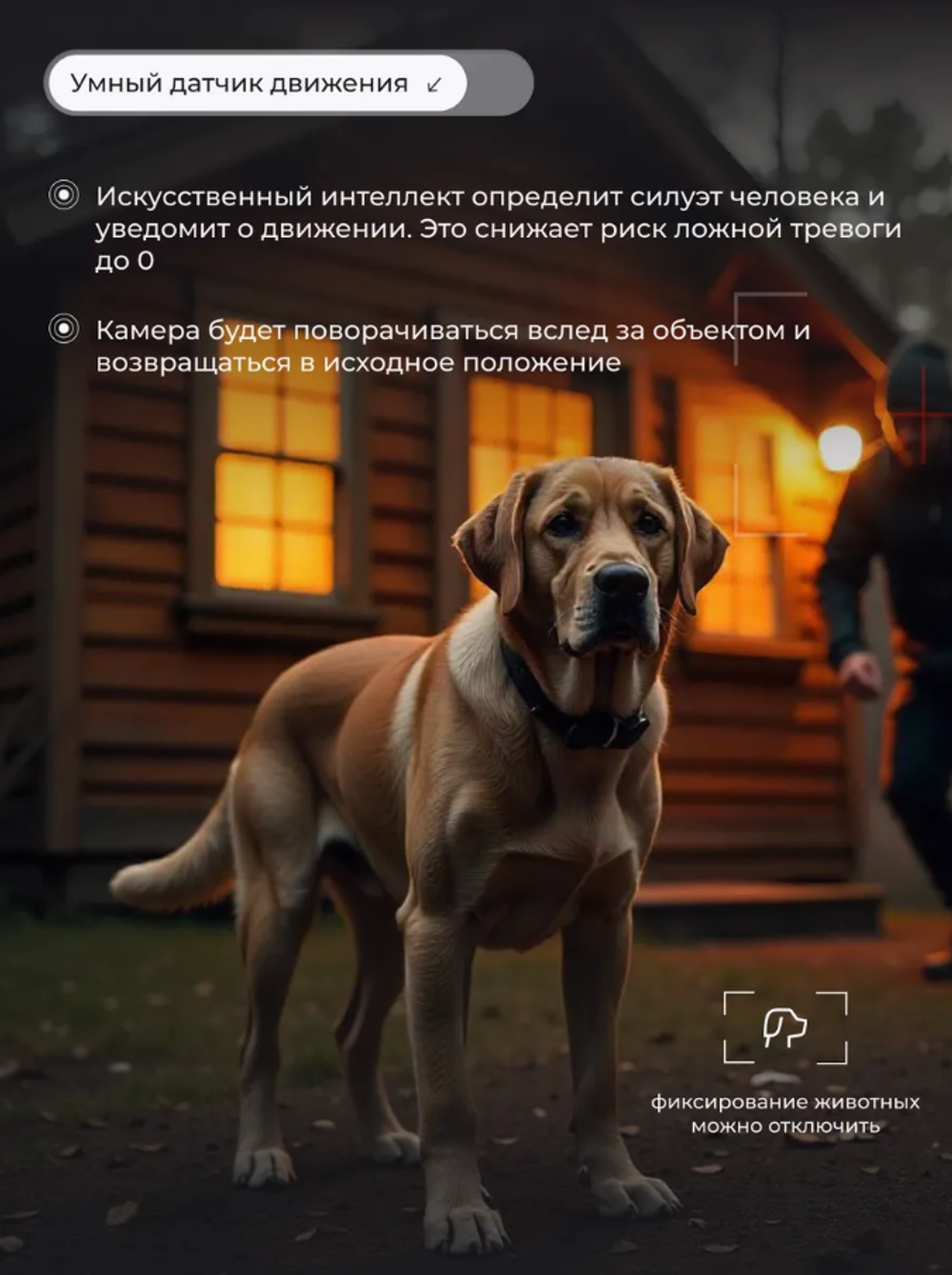 Камера видеонаблюдения "2 камеры", 16 МП, уличная, Wi-Fi, с датчиком движения